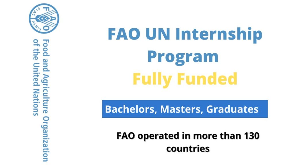 FAO UN Internship Program 2025 – Fully Funded - Scholarizer